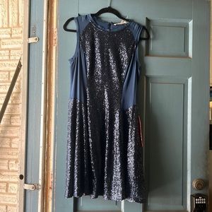 Blue sequin Rachel Roy dress